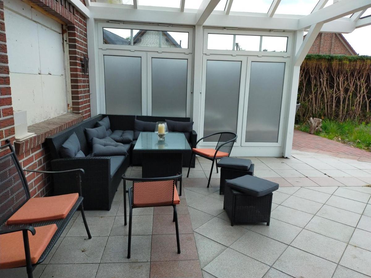 Exklusive Fewo Papenburg Mit Terrasse & Beheiztem Wintergarten 帕彭堡 外观 照片